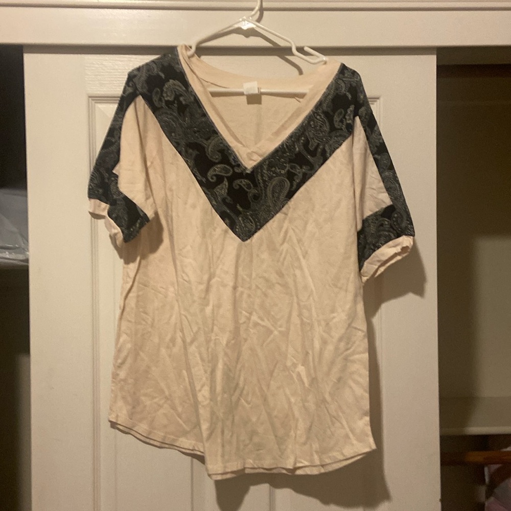 V neck shirt